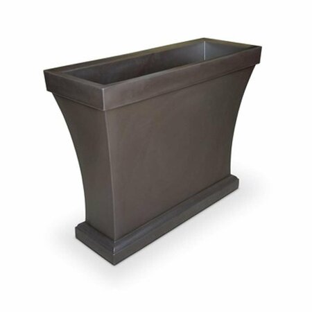 LAWNITATOR 40 in. Bordeaux Trough Planter - Espresso - 40 in. LA3078772